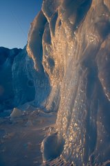 Iceberg at sunset Adelie Antarctica