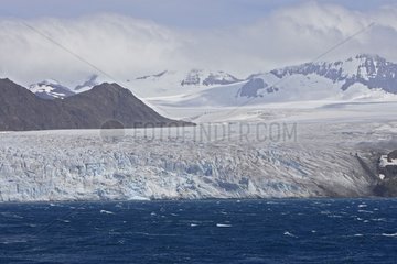 Gletscher in der Fortuna Bay South Georgia