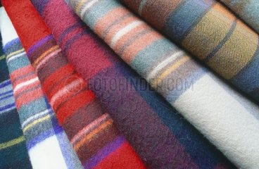 Tartans en laine écossaise