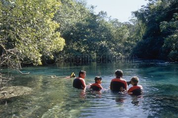 Ecotourism in river Bonito Brazil
