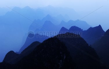 Limestone plateau of Dong Van Geopark - Vietnam