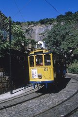 Quartier de Santa Teresa  le tramway Bondinho.