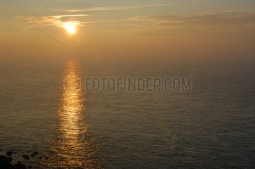 Sunset on the Manche Cap-Gris-Nez France