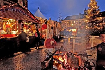 Christmas Market in Alsace Thann France