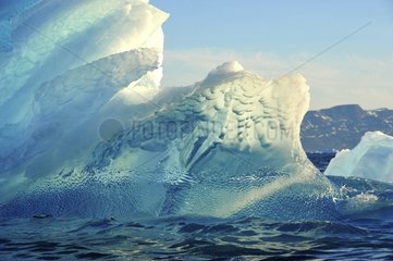 Denmark. Greenland. West coast. Iceberg in the straight of Vaigat.