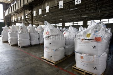 Storage of certified seeds of cereals in big bags France