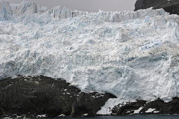 Risting -Gletscher in TheedryGalski Fjord South Georgia
