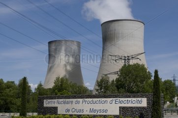 Cooling towers of the NPP Cruas Ardèche France