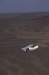 Überwachung eines Arabien -Oryx -Reservats durch KSA -Flugzeug