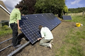 Installing solar photovoltaic panels Cotswolds UK