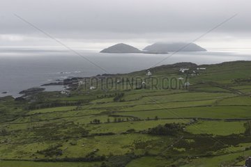 Coastal landscape of County Kerry Ireland