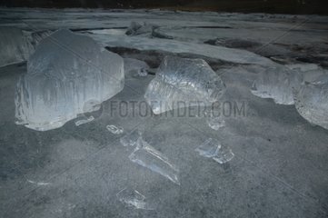 Eis in Schnee Island