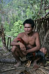 Mann und Schwanz Tau't Batu Palawan Philippinen