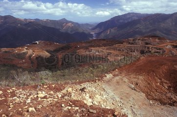 Neukaledonien in Open Pit Mine