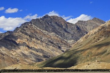 High Valley und Berge von Zanskar India