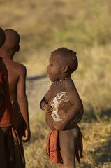 Children Himba Region Opuwo Kaokoland Namibia