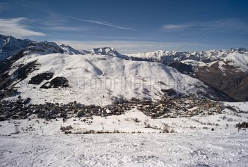 Les Deux Alpes Skigebiet in Isère Frankreich