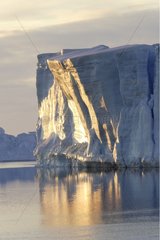 Iceberg at dusk Antarctic Peninsula