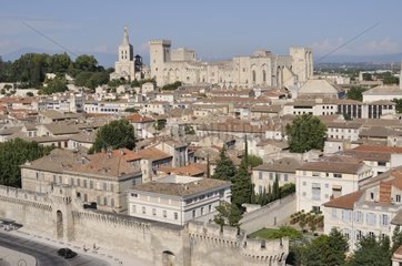 Altstadt und Palais des Papes in Avignon Vaucluse