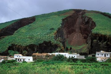 Erosion von Vulkangesteinen auf den Kanarischen Inseln Spanien