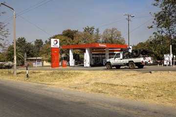 Service station without petrol Harare Zimbabwe