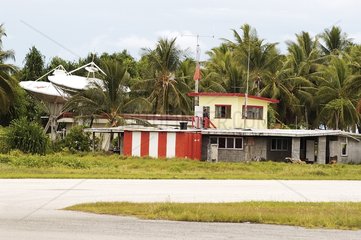 Paraboles de réception satellitaire de Funafuti Tuvalu