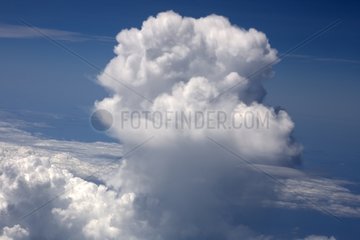Altocumulus -Wolken bei 10 000 Metern Ecuador