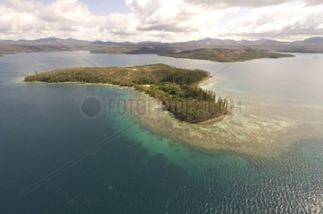 Islet in Lagoon New Caledonia
