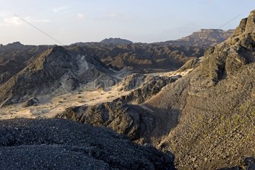 Interior rocky and hostile Cape Madrakah Sultanate of Oman [