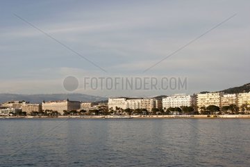 Rives der Mittelmeer Cannes Côte d'Azur Frankreich