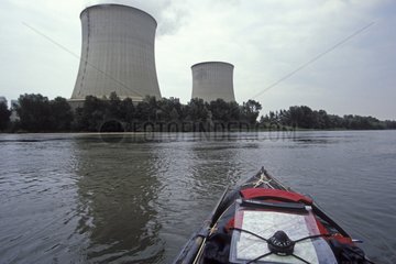 Nuclear Power Plant Saint Laurent des Eaux on Loire river