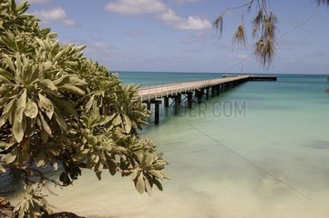 Unique quai de débarquement d'Ouvéa Iles Loyauté