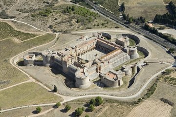Castle of Salses-le-Château in the Pyrénées-Orientales