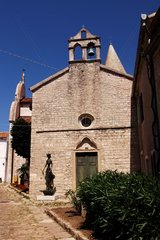 Kirche des Dorfes Osor Ile de Cres Croatie