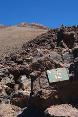 Sentier menant au sommet du Pic du Teide Canaries