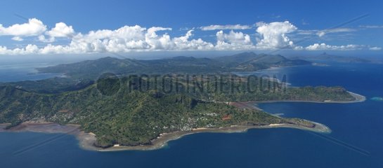 Überblick über die Insel von Nord nach Süd Mayotte