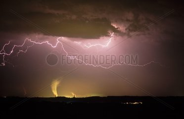 Blitz mit der Spitze der Atomstation Tarn-und-Garonne