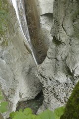 Angon Cascade im Naturschutzgebiet von Roc de Chère Frankreich