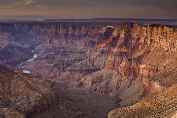 Sunset in Grand Canyon Arizona USA