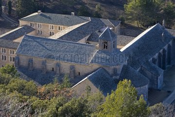 Abbey of Senanque in winter Vaucluse France