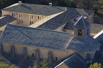 Abbey of Senanque in winter Vaucluse France