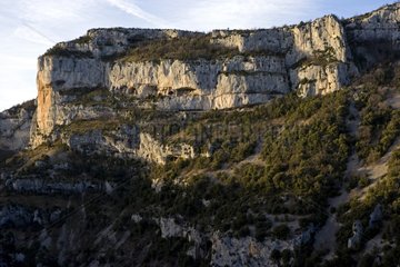 Rock of Cire in Nesque gorge Provence France