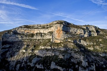 Rock of Cire in Nesque gorge Provence France