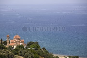 Agricultural landscapes of the coast of the island of Cyprus