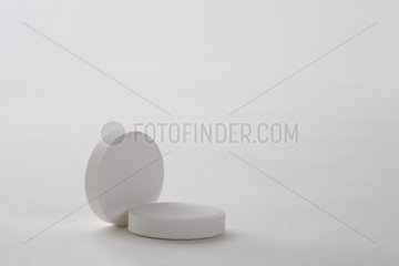 Medicines on white background France