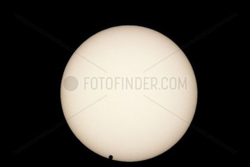 Fin du transit de Vénus devant le disque du Soleil