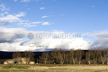 Landscape and clouds