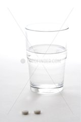 Medicine and glass of water