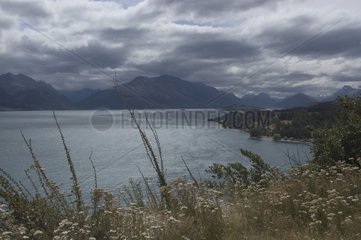 Lake Wakatipu auf der Queenstown -Insel des Südneuzelands