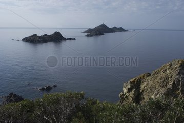 Islands Sanguinaires Ajaccio Gulf Corsica France